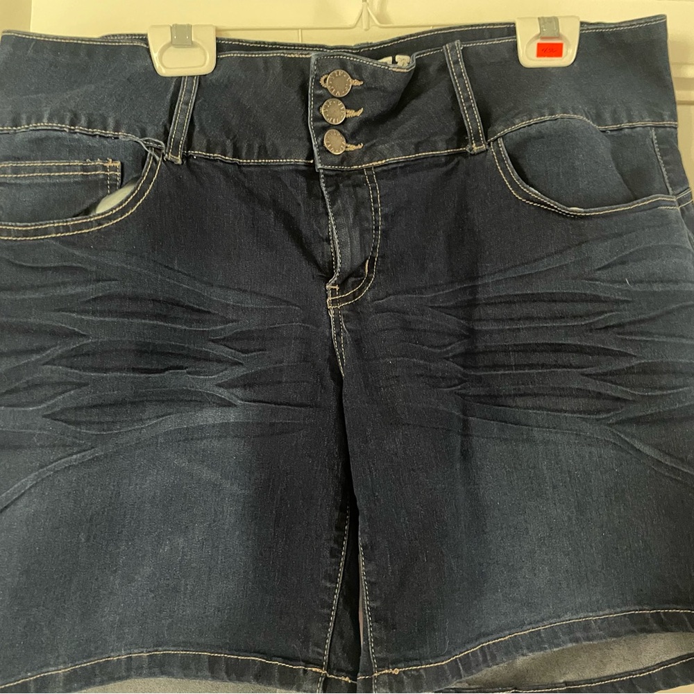 VIP Dark Blue Jeans with White Accents